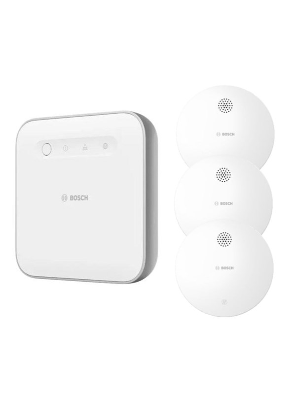 Bosch Smart Home universalbrytare II + Rökvarnare II (3-Pack)