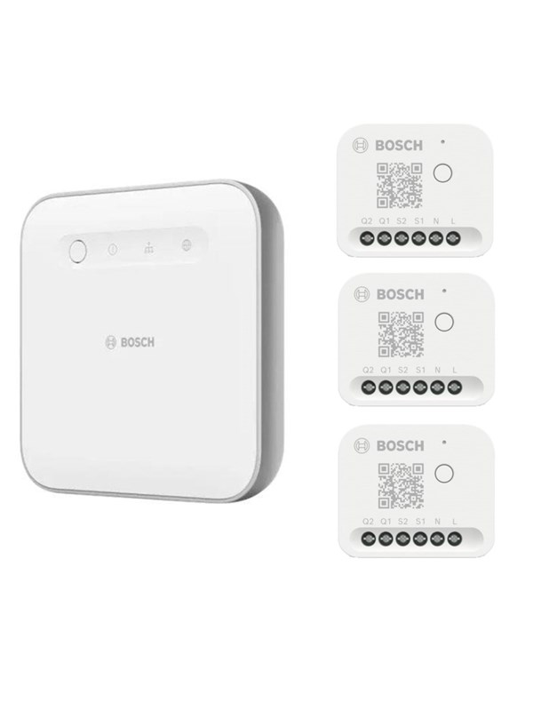 Bosch Smart Home universalbrytare II + Ljus-/rullgardinstyrning II (3-Pack)