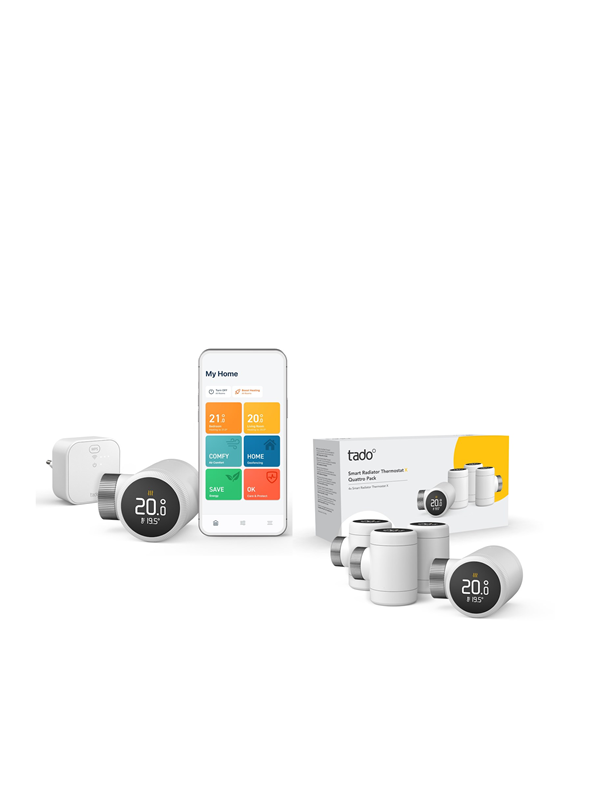 tado Smart Radiatortermostat X - 4-pack