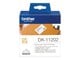 Papper, Fotopapper & Etiketter - Brother DK-11202 - Black On White - 62 x 100 mm 300 label(s) - DK-11202
