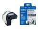 Papper, Fotopapper & Etiketter - Brother DK-22214 Continuous Paper Label Roll – Black on White 12mm wide - DK-22214