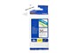Papper, Fotopapper & Etiketter - Brother Tape Sort tekst hvid tape 36mm - TZ-261