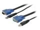 KVM cable - StarTech.com 2-i-1 USB KVM-kabel - tangentbord / video / mus / USB-kabel - SVUSB2N1_6