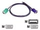 KVM cable - ATEN KVM-kabel SPHD15 hane till HD15 hane & USB Typ - 2L-5201U