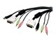 KVM cable - StarTech.com 4-i-1 USB DVI KVM-kabel med ljud och mikrofon - tangentbord / video / mus / ljud förlängningskabel - USBDVI4N1A6