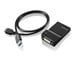Displaykabel - Lenovo USB 3.0 to DVI/VGA Monitor Adapter - 0B47072