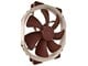 Chassi fläkt - Noctua NF-A15 PWM - lådfläkt - Chassi fläkt - 140mm - Brun - 19 dBA - NF-A15 PWM