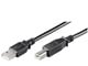 USB-kabel - Pro USB-A <-> USB-B 2.0 - 3m - Svart - 4040849689017