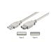 USB-kabel - Pro USB-A <-> USB-A - 0.3m - Grå - 4040849686214