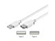 USB-kabel - Pro USB-A <-> USB-A - 0.3m - Vit - 4040849961960
