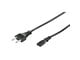 Strömkabel (extern) - Pro Strömkabel C7 (2 pins) - Svart - 5m - Rakt - 4040849950391