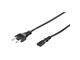 Strömkabel (extern) - Pro Strömkabel C7 (2 pins) - Svart - 1.5m - Rakt - 4040849500848