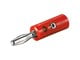 Ljudkabel - Pro Banana Plug 4mm - Red - 4040849113758