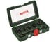 Borr & Bits - Bosch 12-styck TC fräsbitsats (8 mm skaft) - 2607019466