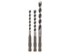 Borr & Bits - Bosch 3-delars SDS quick-universalborrsats 5,0x100; 6,0x100; 8,0x120 - 2609256918