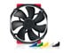 Chassi fläkt - Noctua NF-A15 HS-PWM chromax.black.swap - Chassi fläkt - 140mm - Svart - 24 dBA - NF-A15 HS-PWM CH.BK.S