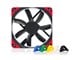 Chassi fläkt - Noctua NF-S12A PWM chromax.black.swap - Chassi fläkt - 120mm - Svart - 17 dBA - NF-S12A PWM CH.BK.S