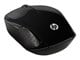 Mus - HP 200 - Mouse - Optic - Svart - X6W31AA#ABB