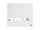 Konferens & Presentation - Nobo Glastavla Diamond 45x45 cm kv. vit - 1903957