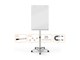 Konferens & Presentation - Nobo Konferensställ Diamond Glas 70x100 - 1903949