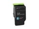 Skrivartillbehör-bläck-toner - Lexmark 78C2UC0 return-toner cartridge Cyan ultra - 78C2UC0