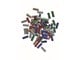 Verktyg - Bosch Gluey Limpatroner, glittermix 70-delars, glittermix - 2608002006