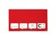 Konferens & Presentation - Nobo Impression Pro Magnetisk Glas Whiteboard 100x56 cm Röd - 1905184
