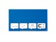 Konferens & Presentation - Nobo Impression Pro Magnetisk Glas Whiteboard 100x56 cm Blå - 1905188