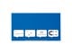 Konferens & Presentation - Nobo Impression Pro Magnetisk Glas Whiteboard 126x71 cm Blå - 1905189