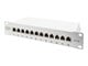 Nätverks tillbehör - DIGITUS DN-91612S-EA-G - patch panel - 1U - 10" - DN-91612S-EA-G