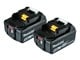 Akku & Charger - Makita 18v battery bl1850 5.0ah li-ion 2pcs - 197288-2