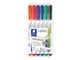 Skriv- och ritverktyg - Staedtler Marker Lumocolor white pen 6pcs.box - 301 WP6