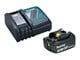 Akku & Charger - Makita Energy Kit 191A24-4 BL1830B + DC18RC - 191A24-4