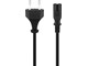 Strömkabel (extern) - Pro Strömkabel C7 (2 pins) - Svart - 0.5 m - Rakt - 4040849973598