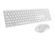 Tangentbord - Dell Pro Wireless Keyboard & Mouse (US International Layout) - Tastatur & Mus set - Universal - Vit - KM5221W-WH-INT