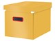 Arkivering & Förvaring - Leitz  Click & Store Cosy Cube Large Förvaringsbox Gul - 53470019