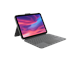 Tangentbord - Logitech Combo Touch for iPad 10.9" (10th gen) - Oxford Grey - ND - Tastatur & Folio set - Nordisk - Grå - 920-011440