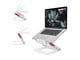 Systemtillbehör - Leitz Ergo Multi-Angle Justerbart Laptopstativ, 63 % återvunnen plast, vit - 64240001