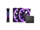 Chassi fläkt - NZXT F120 RGB DUO 3-pack & RGB Controller - Black - Chassi fläkt - 120mm - Svart med RGB LED - 29 dBA - RF-D12TF-B1