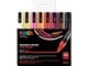 Hobby Tillbehör - POSCA  marker sæt PC-5M 8 ass. Warm colors - 401644