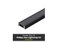 Smarta Hem - Light Solutions Aluminiumsprofil - Model S til Philips Hue og WiZ - Sort - 5714255008067