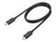 FireWire-kabel - Lenovo - Thunderbolt cable - 24 pin USB-C to 24 pin USB-C - 70 cm - 4X91K16968