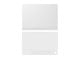 Tablet - Covers & Cases - Samsung Galaxy Tab S10 FE / Tab S9 FE / Tab S9 - Smart Book Cover - White - EF-BX710PWEGWW