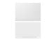 Tablet - Covers & Cases - Samsung Galaxy Tab S10+ / Tab S9+ / Tab S9 FE+ - Smart Book Cover - White - EF-BX810PWEGWW