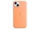 Mobile - Covers & Cases - Apple iPhone 15 Plus Silicone Case with MagSafe - Orange Sorbet - MT173ZM/A