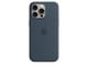 Mobile - Covers & Cases - Apple iPhone 15 Pro Max Silicone Case with MagSafe - Storm Blue - MT1P3ZM/A