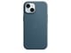 Mobile - Covers & Cases - Apple iPhone 15 FineWoven Case with MagSafe - Pacific Blue - MT3G3ZM/A