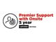 Tjänster och support - Lenovo Advanced Exchange + Premier Support - extended service agreement - 5 years - shipment - 5WS0T30708