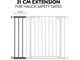 Babyvård - Hauck Safety Gate Extension 21 cm dark grey - 597965