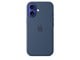 Mobile - Covers & Cases - Apple iPhone 16 Silicone Case with MagSafe - Denim - MYY23ZM/A